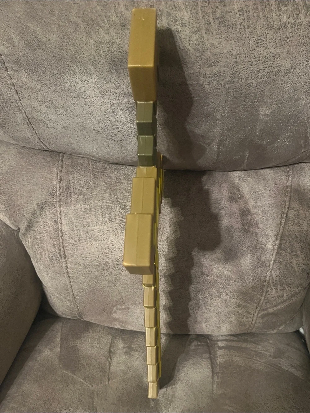 Officially Licensed Minecraft Gold Pixel Sword Costume Prop Toy Deco by Disguise